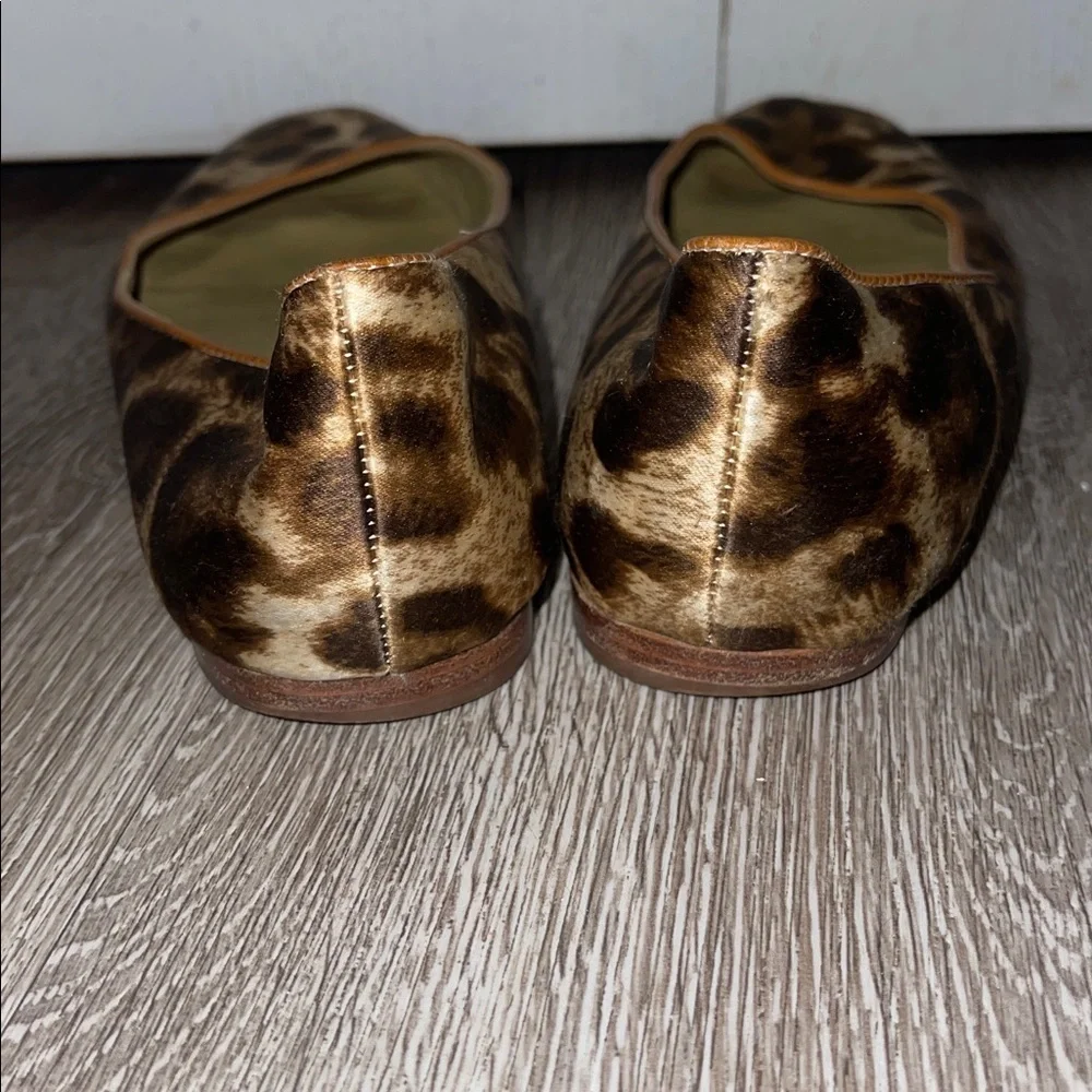 Michael Kors Animal Print ballet Flats leopard size 8 m casual business